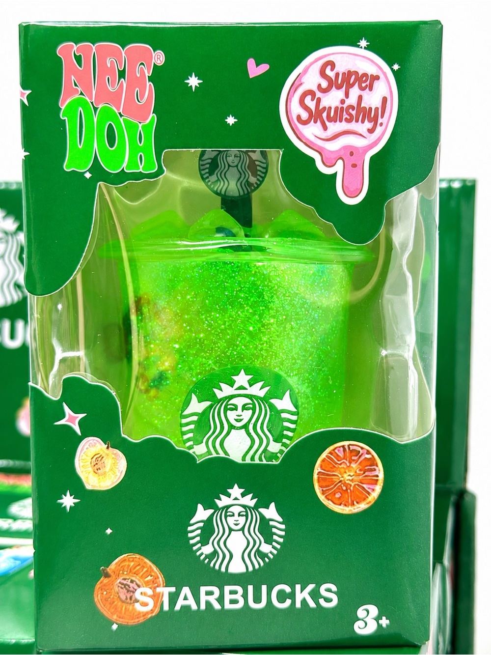 Green Drink Refresher Starbucks Sugar Squishy Cup Squeezy Toy